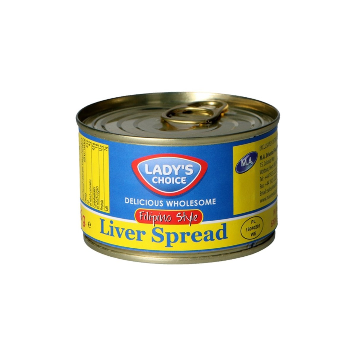 Lady Choice pain de foie à tartiner 165gr