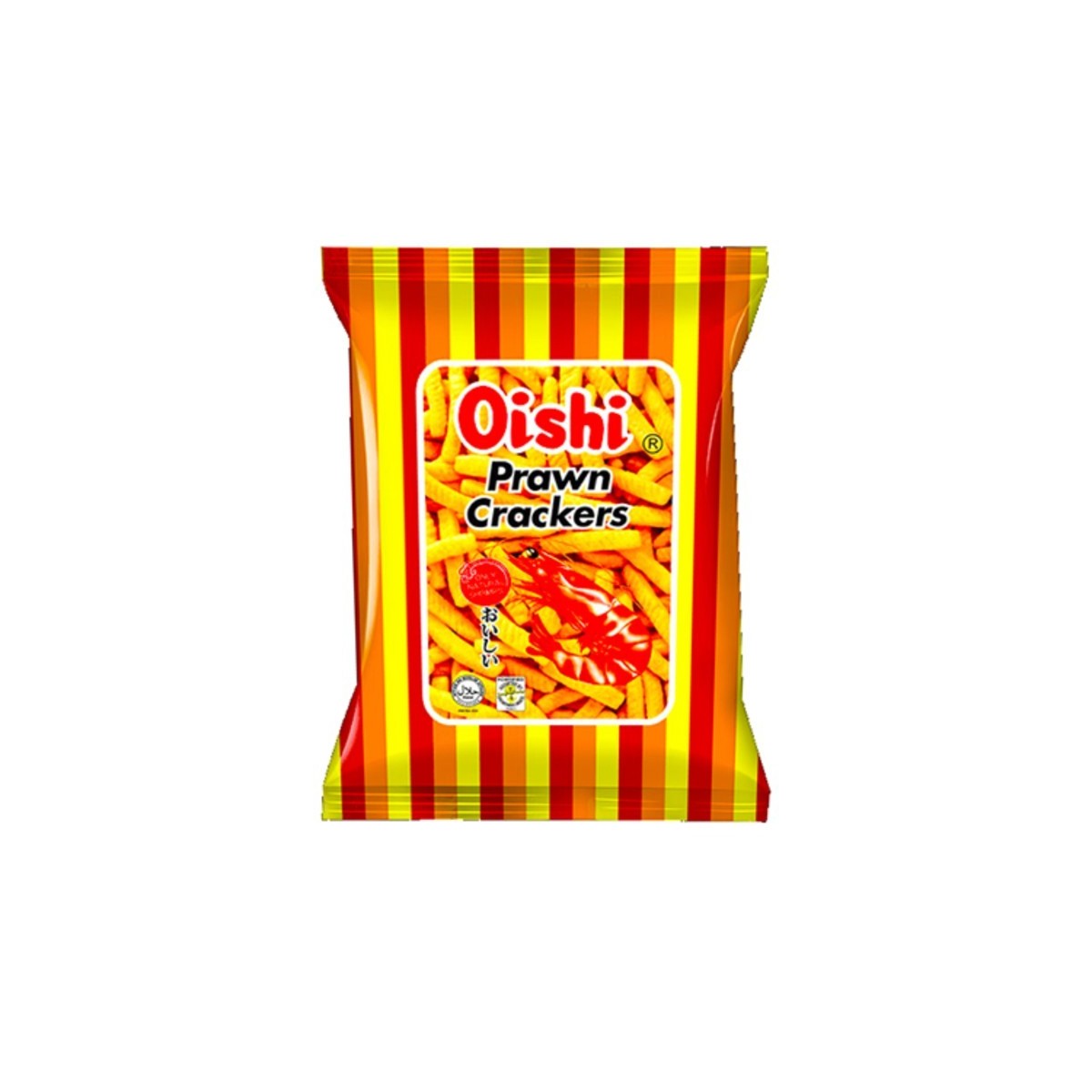 Oishi originele garnaal crackers 60gr