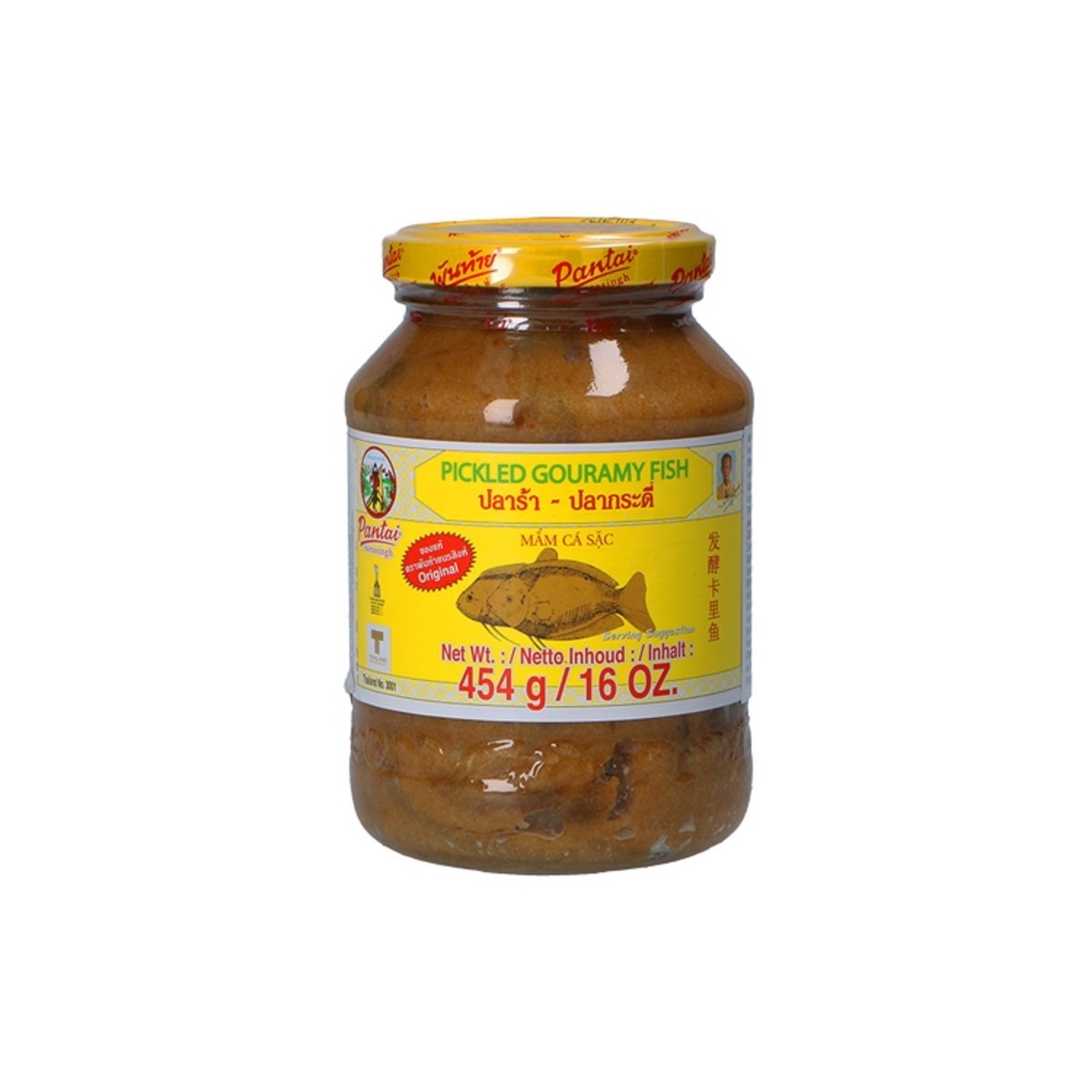 Pantai gepekelde gouramy vis 454gr