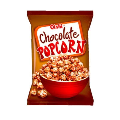 Oishi popcorn met chocolade 60gr