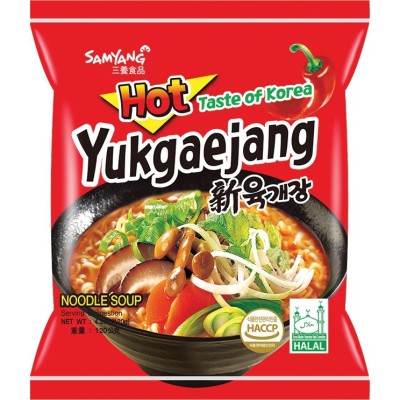 SamYang Yukgaejang spicy instant noodle soup 120gr