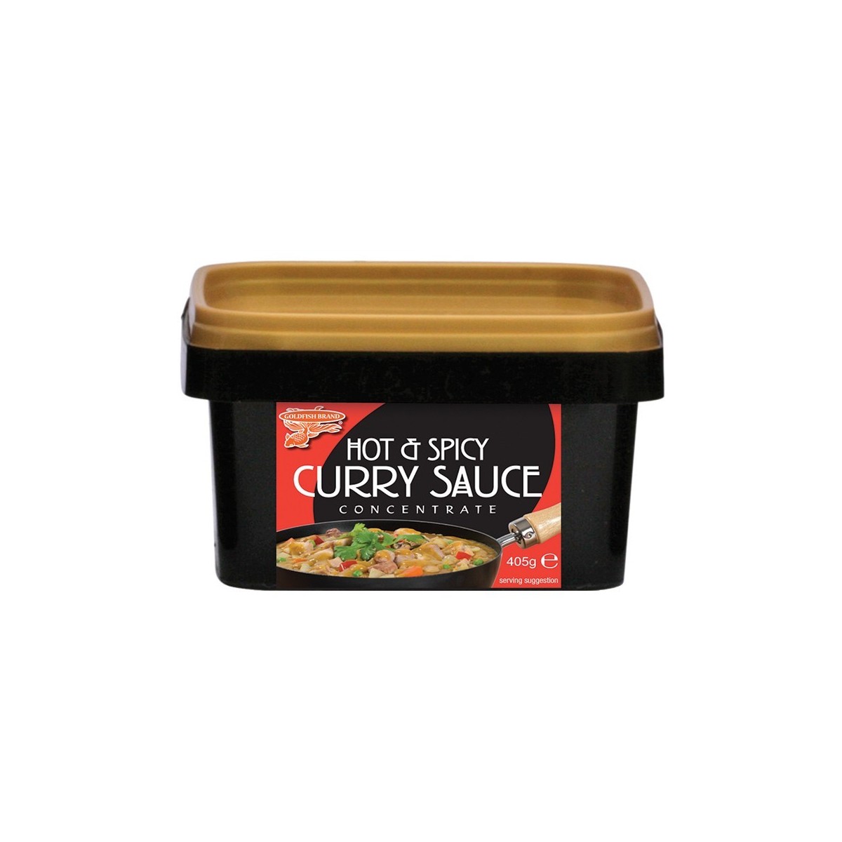 Goldfish Chinese pikante curry saus 405gr