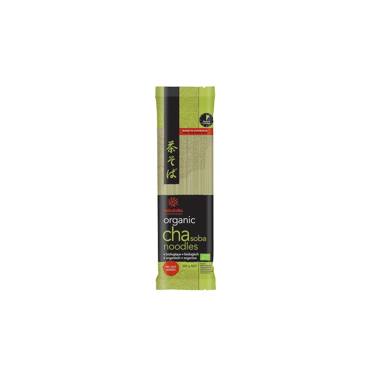 Hakubaku Cha-Soba-Nudeln 200gr