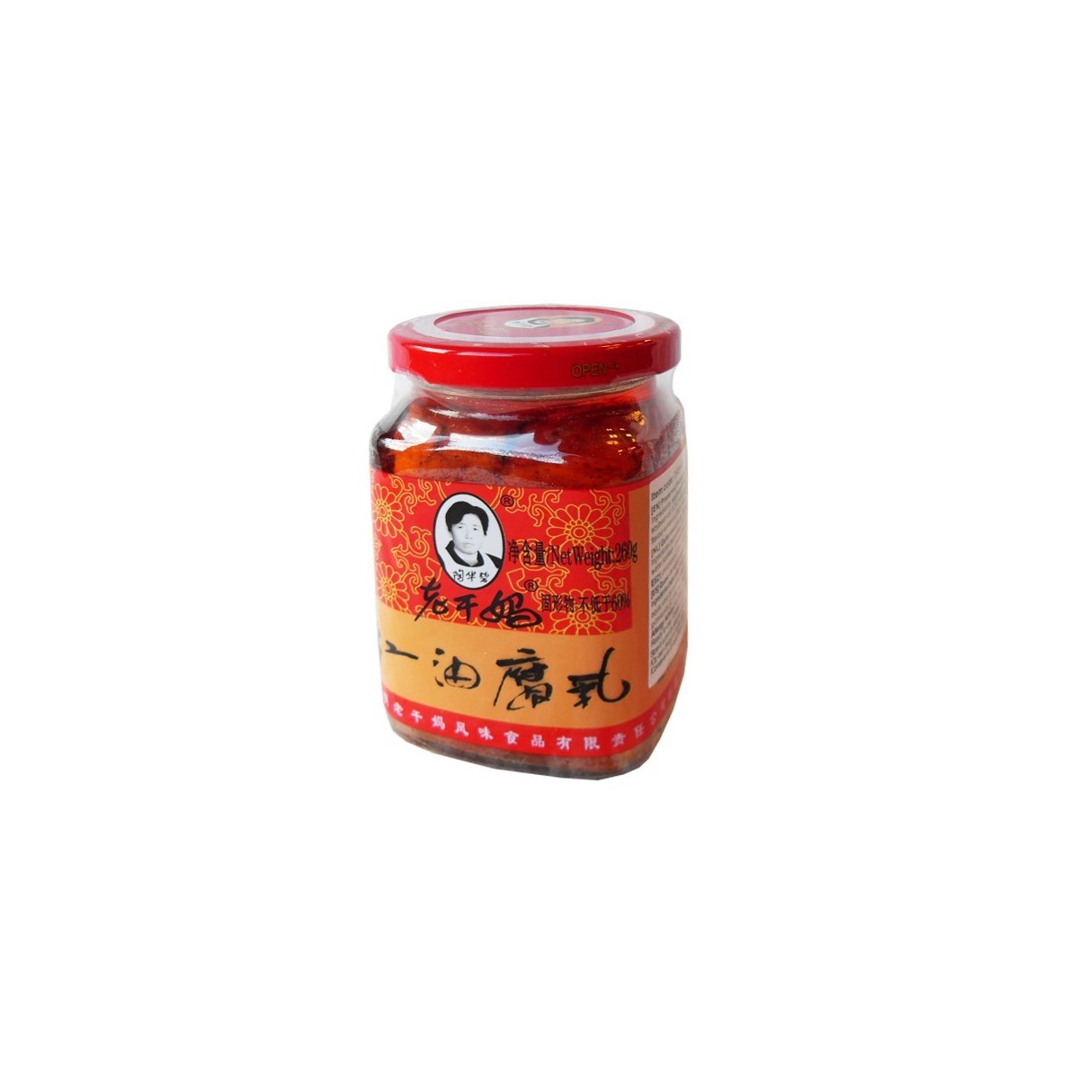 Laoganma fermented tofu in chili oil 260gr
