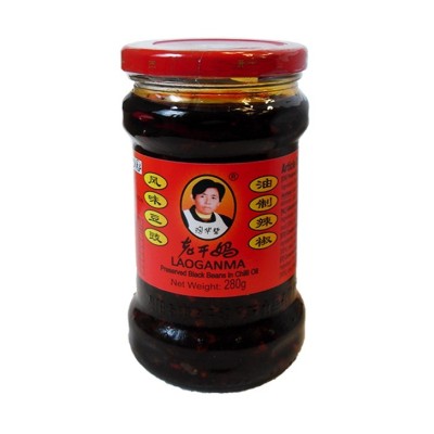 Laoganma zwarte bonen in chili olie 280gr