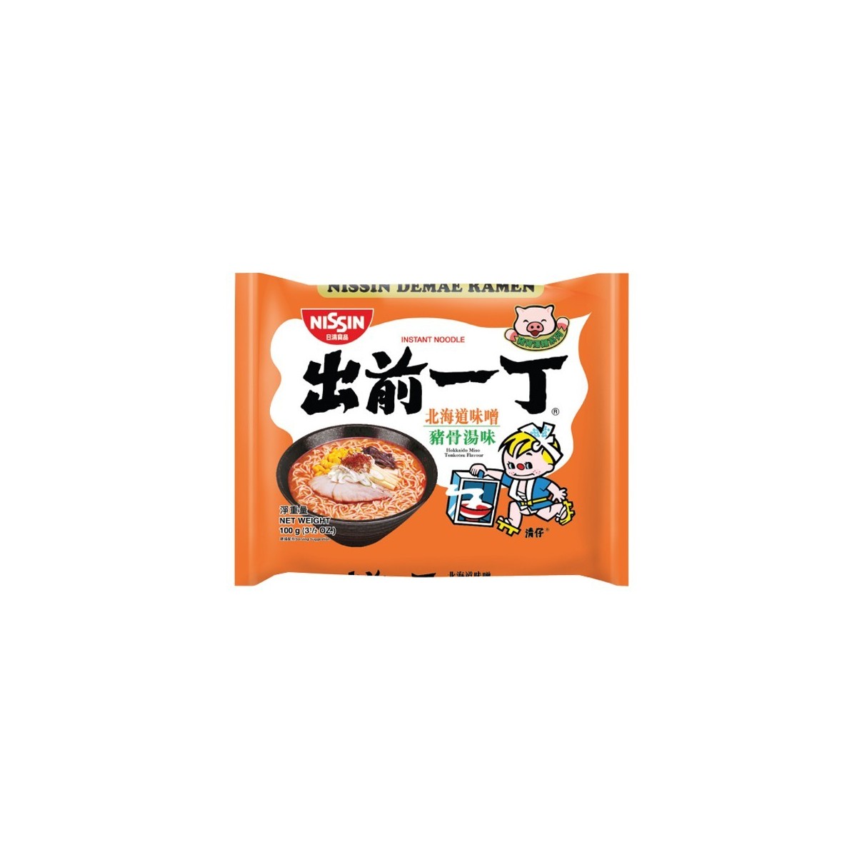 Nissin instant noodles with miso 100gr