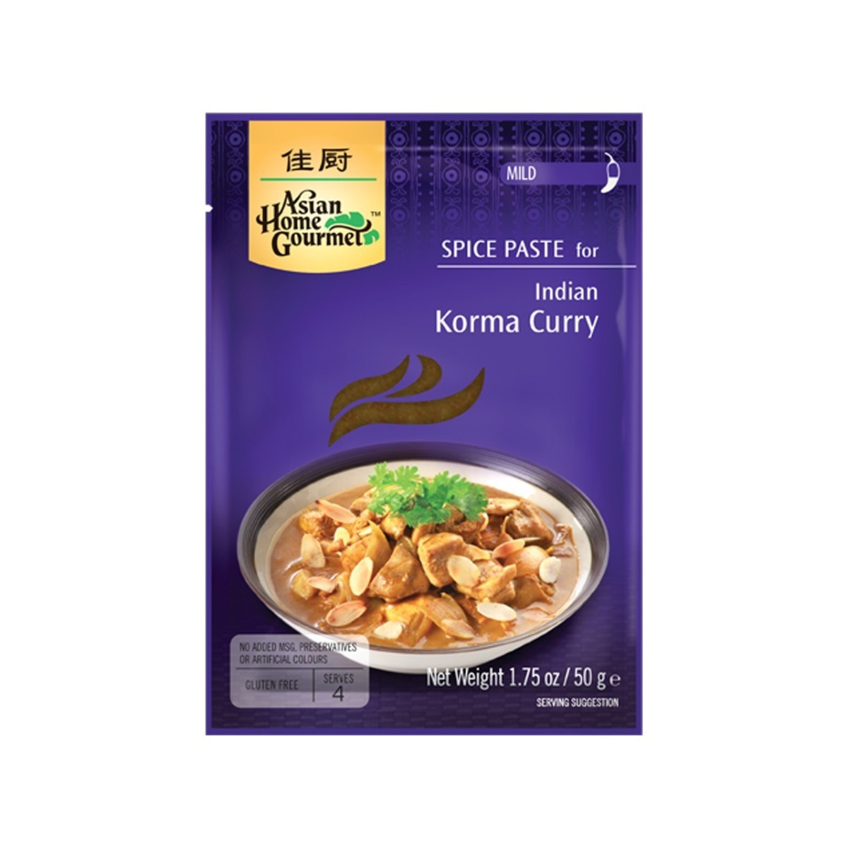 AHG pâte de curry korma 50gr
