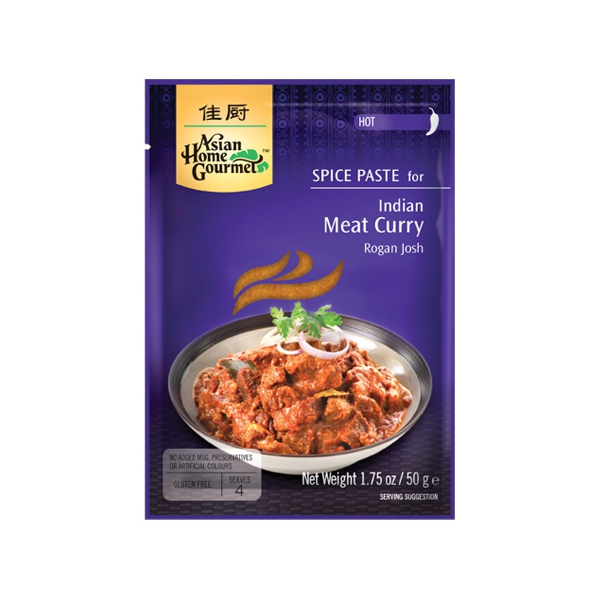 AHG Currypaste für Fleisch Rogan Josh 50gr