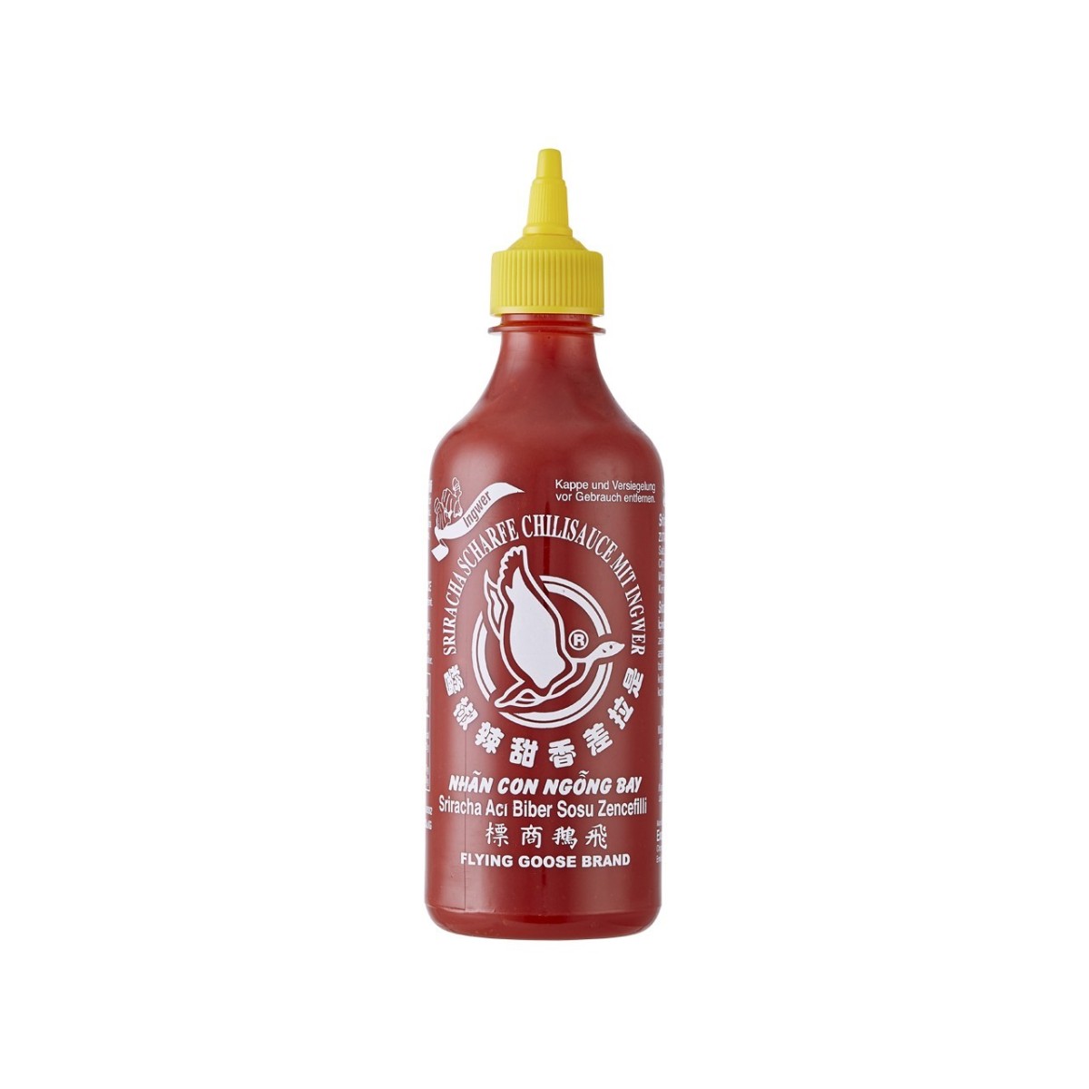 Flying Goose sriracha spicy chili sauce with ginger 455ml