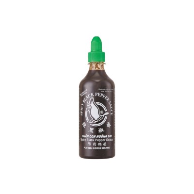 Flying Goose sauce au poivre noir épicé 455ml