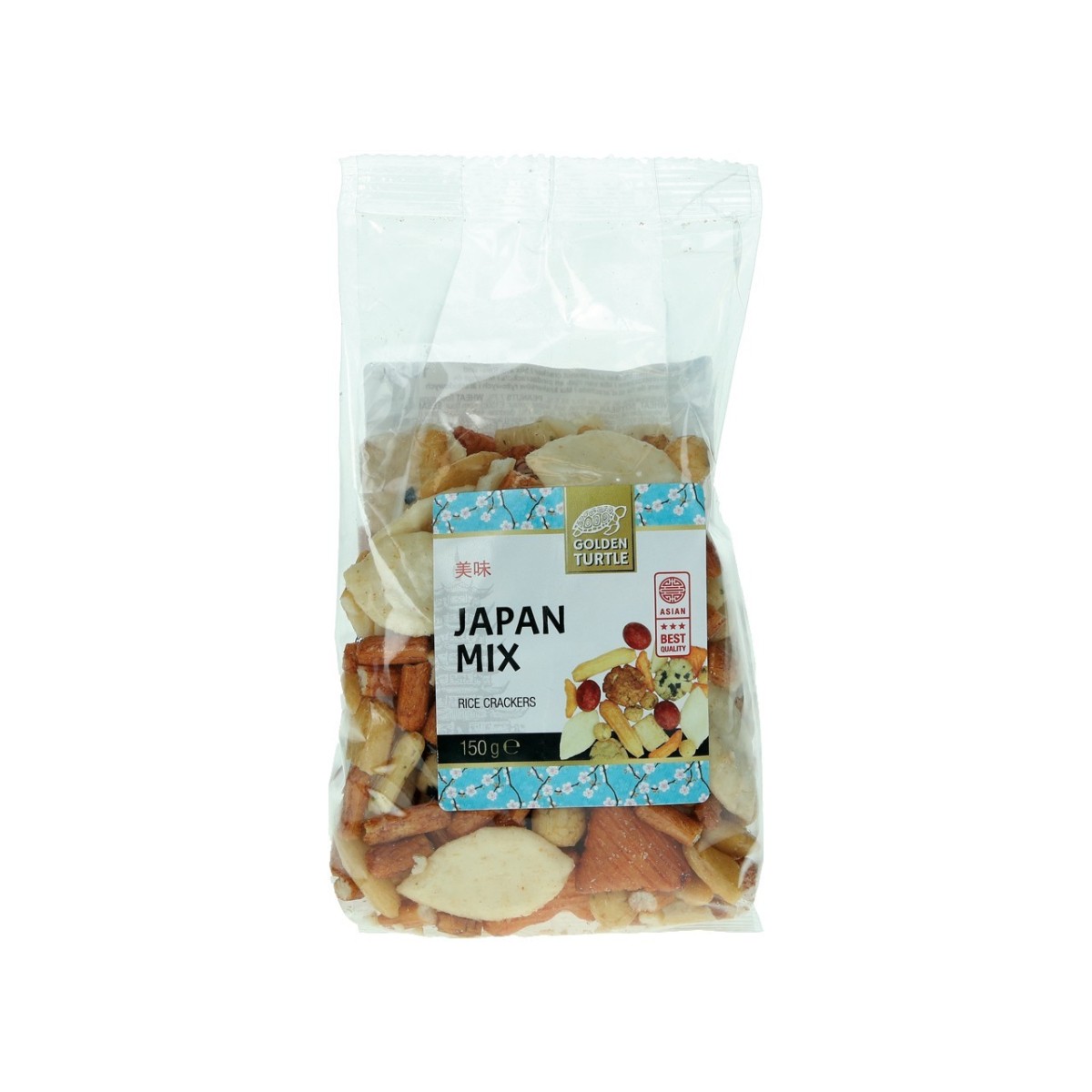 Golden Turtle mix of Japanese rice crackers 150gr