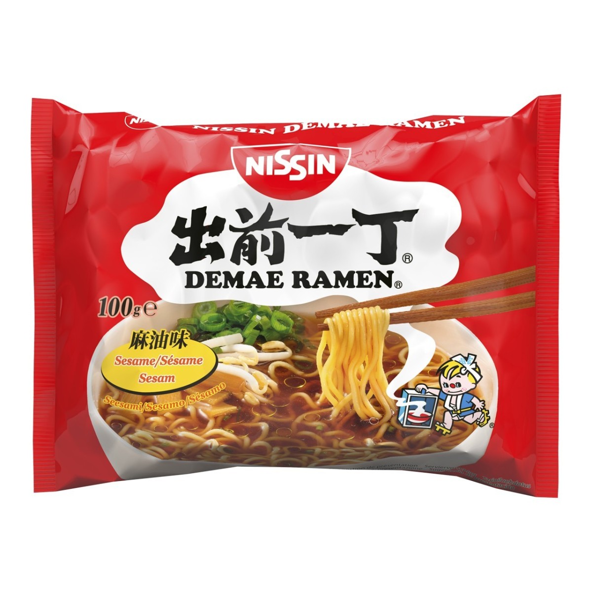 Nissin demae ramen noedels met sesam 100gr
