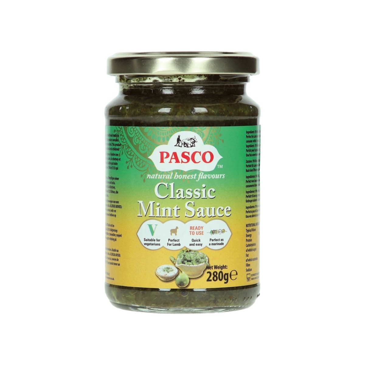 Pasco gebruiksklare klassieke pepermunt saus 280gr