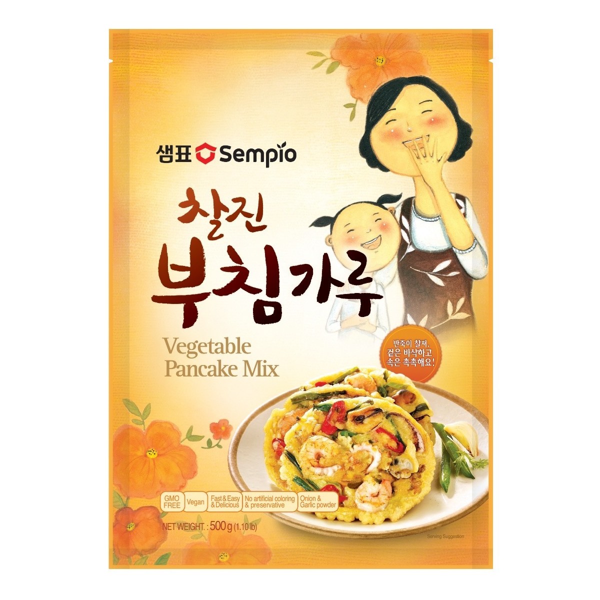 Sempio vegetable pancake mix 500gr