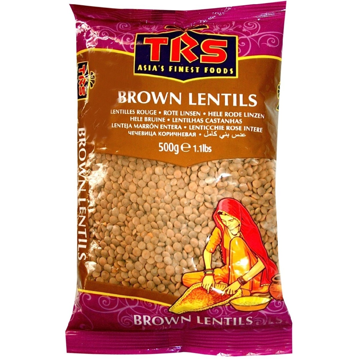 TRS lentilles brunes 500gr