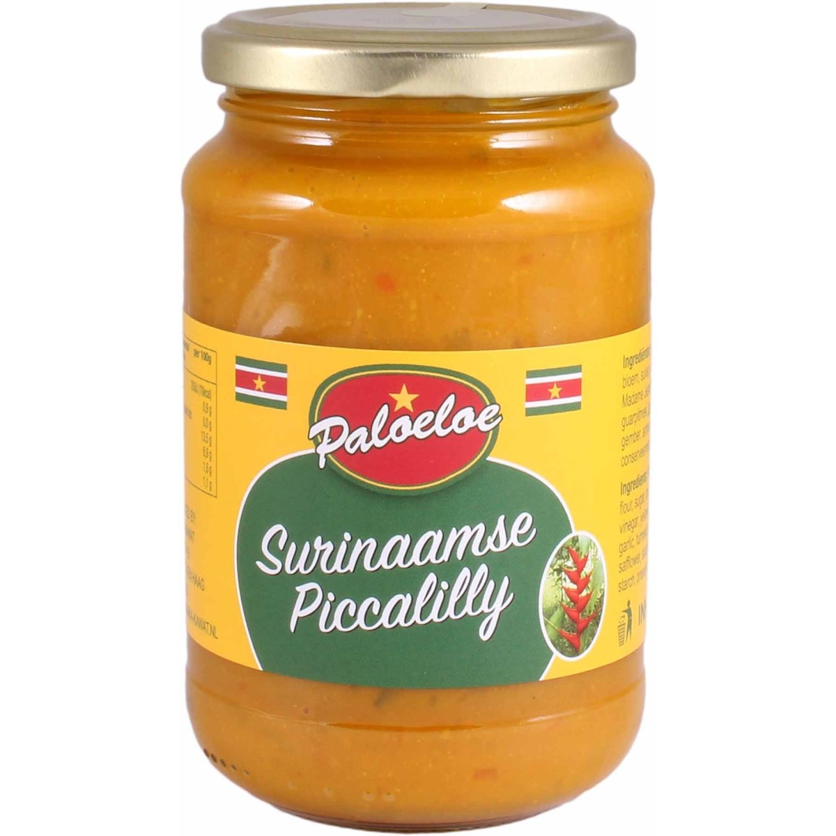 Paloeloe Piccalilli surinamais au piment de Madame Jeanette 375gr