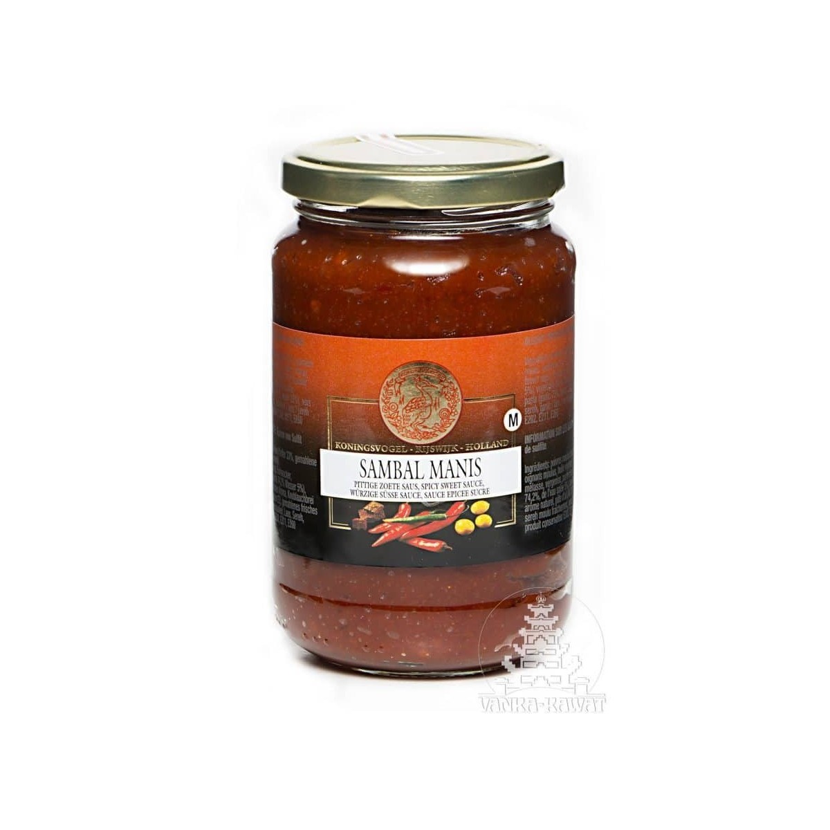 Koningsvogel sambal manis 375gr
