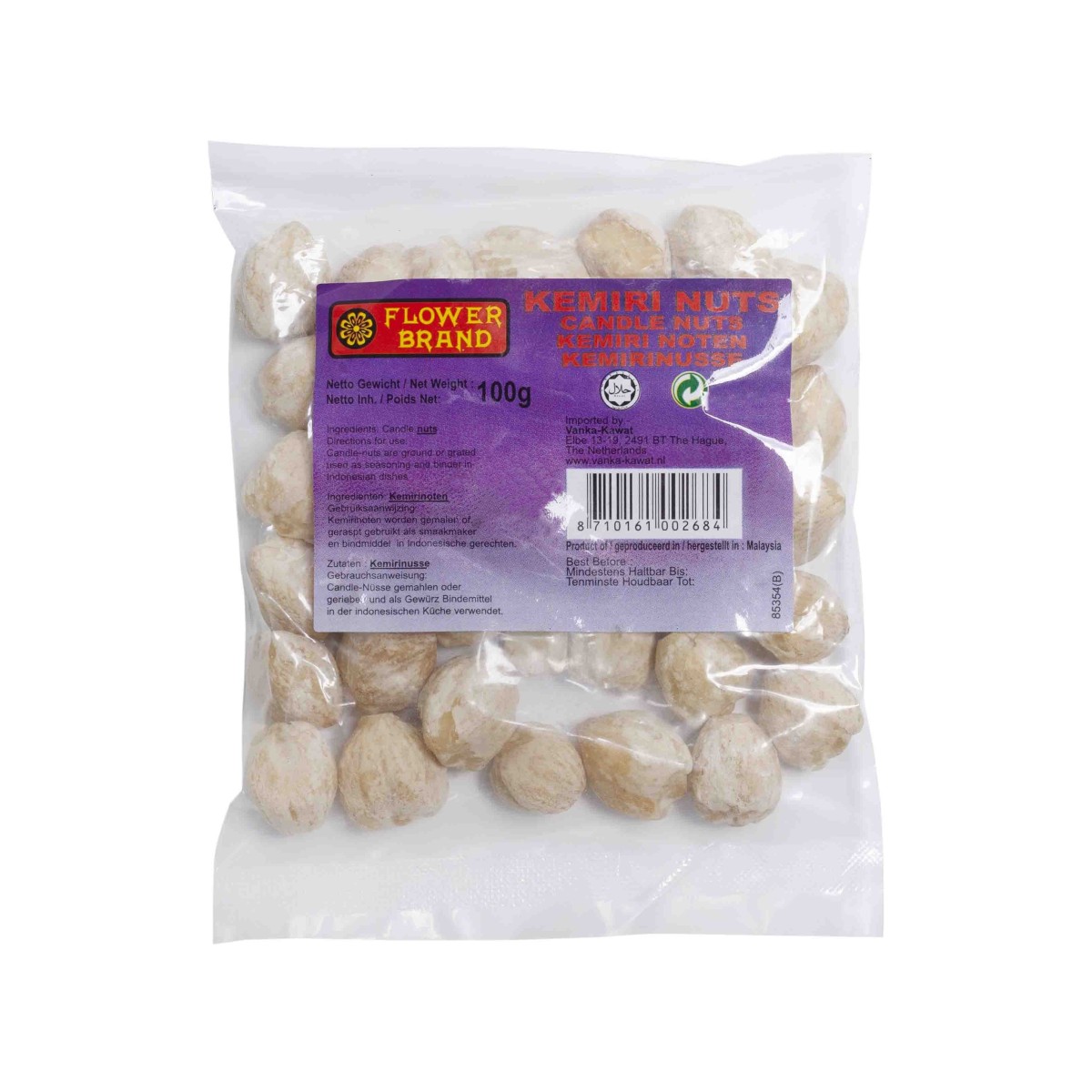 Flower Brand kemiri nuts 100gr