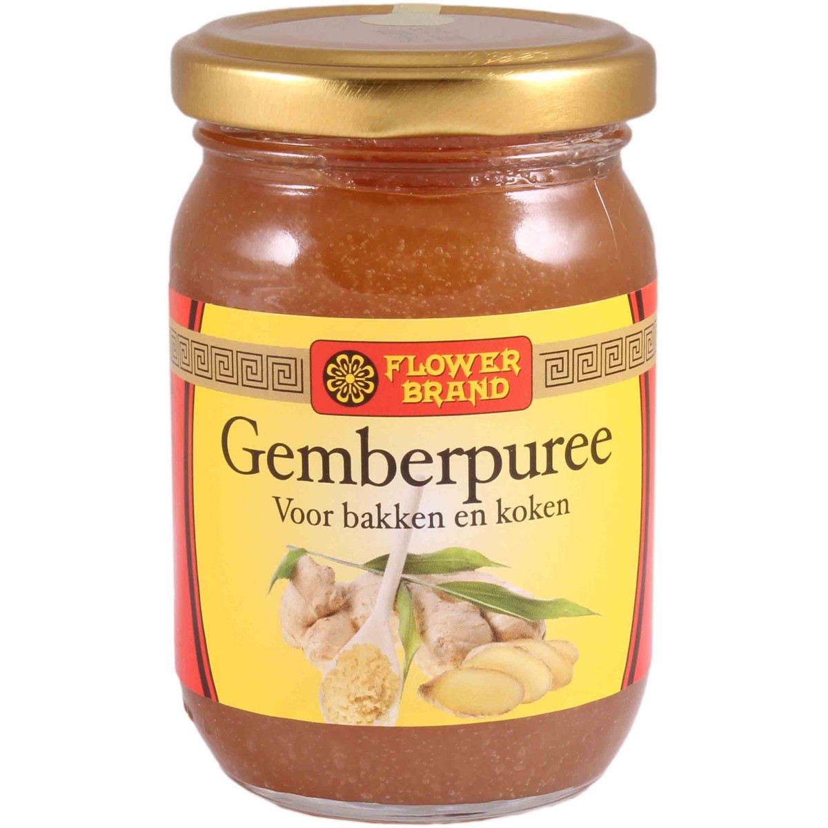 Flower Brand gemberpuree voor bakken en koken 230gr