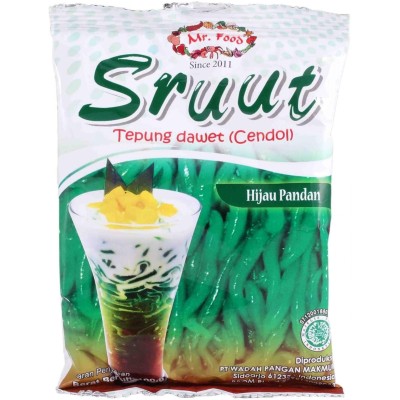 Sruut tepung dawet cendol saveur pandan 100gr