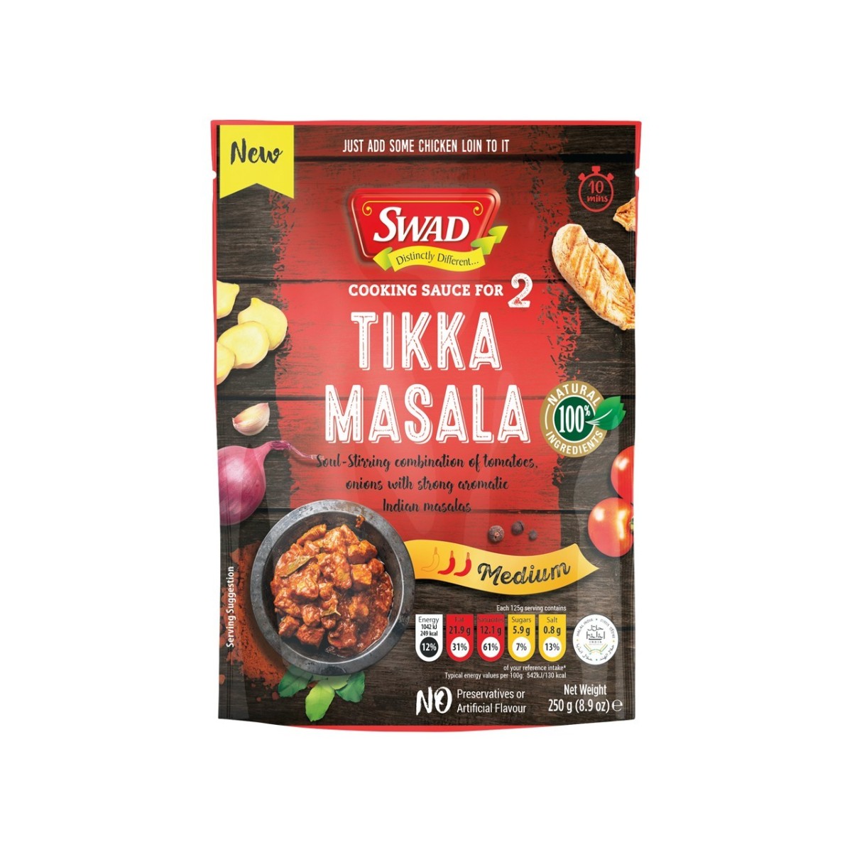 Swad tikka massala saus 250gr