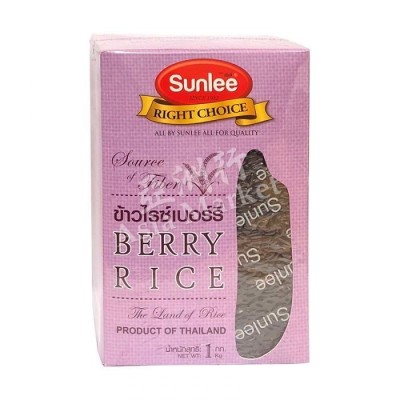 Sunlee riz au jasmin brun 1kg