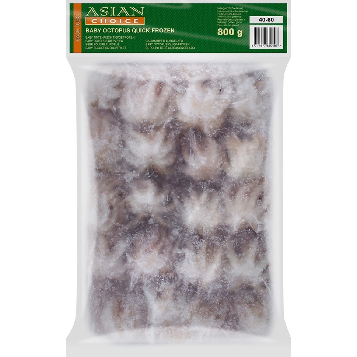 Asian Choice baby octopus 800gr