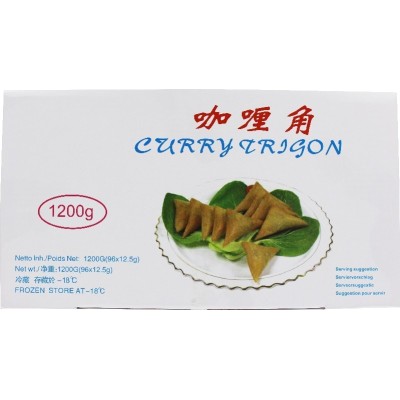 Tsingtao curry trigon samosa 1,2kg