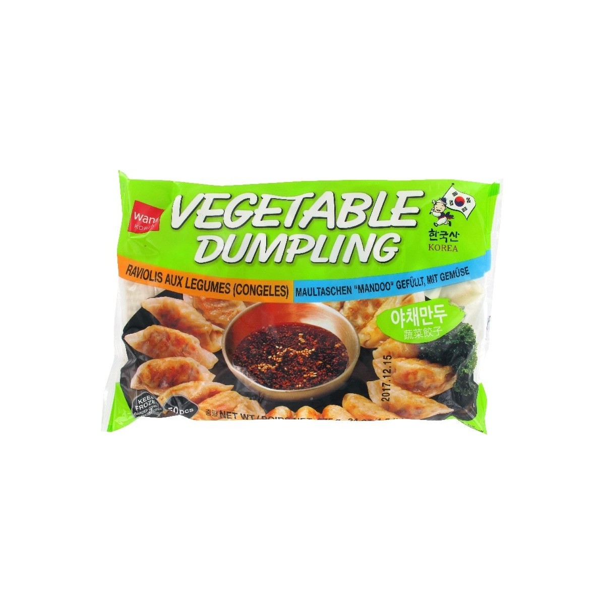 Wang vegetable dumplings 675gr