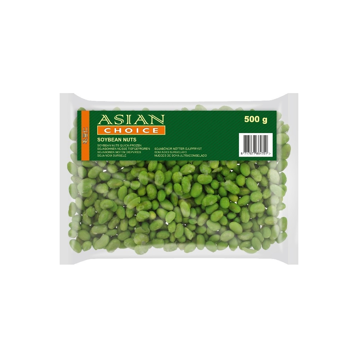 Asian Choice edamame grains de soja 500gr