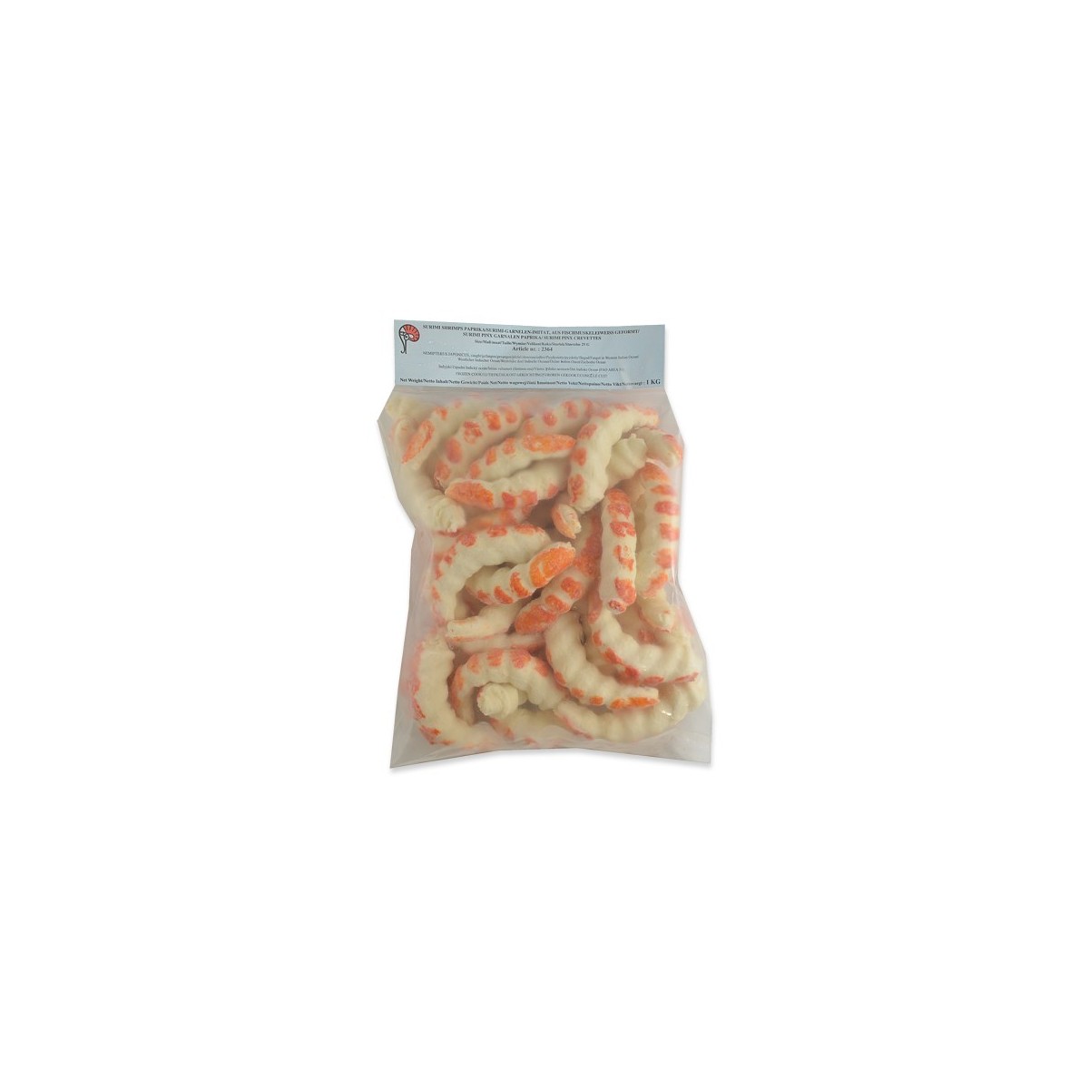 Gekochte Surimi-Garnelen 1kg