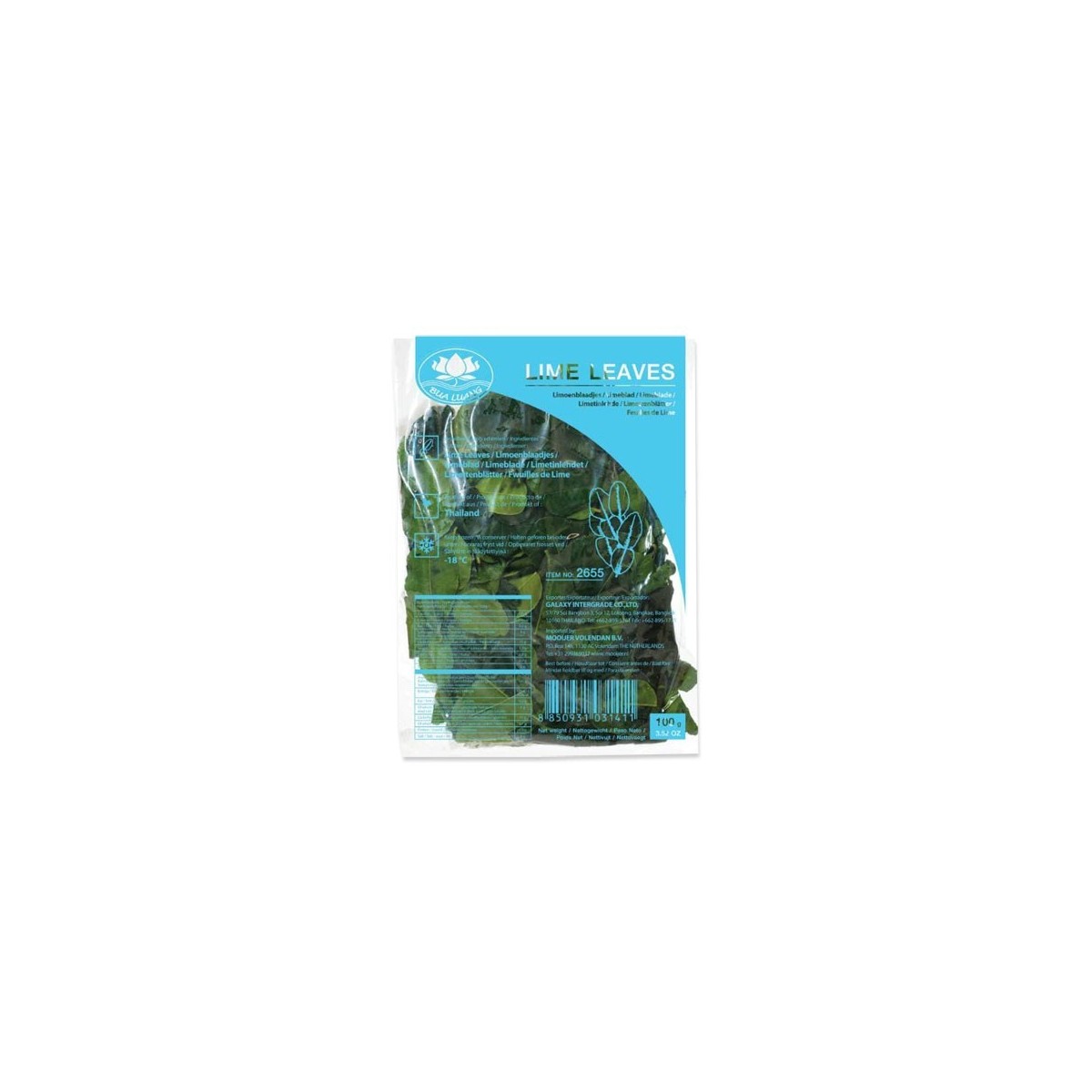Mooijer Lime kaffir leaves 100gr