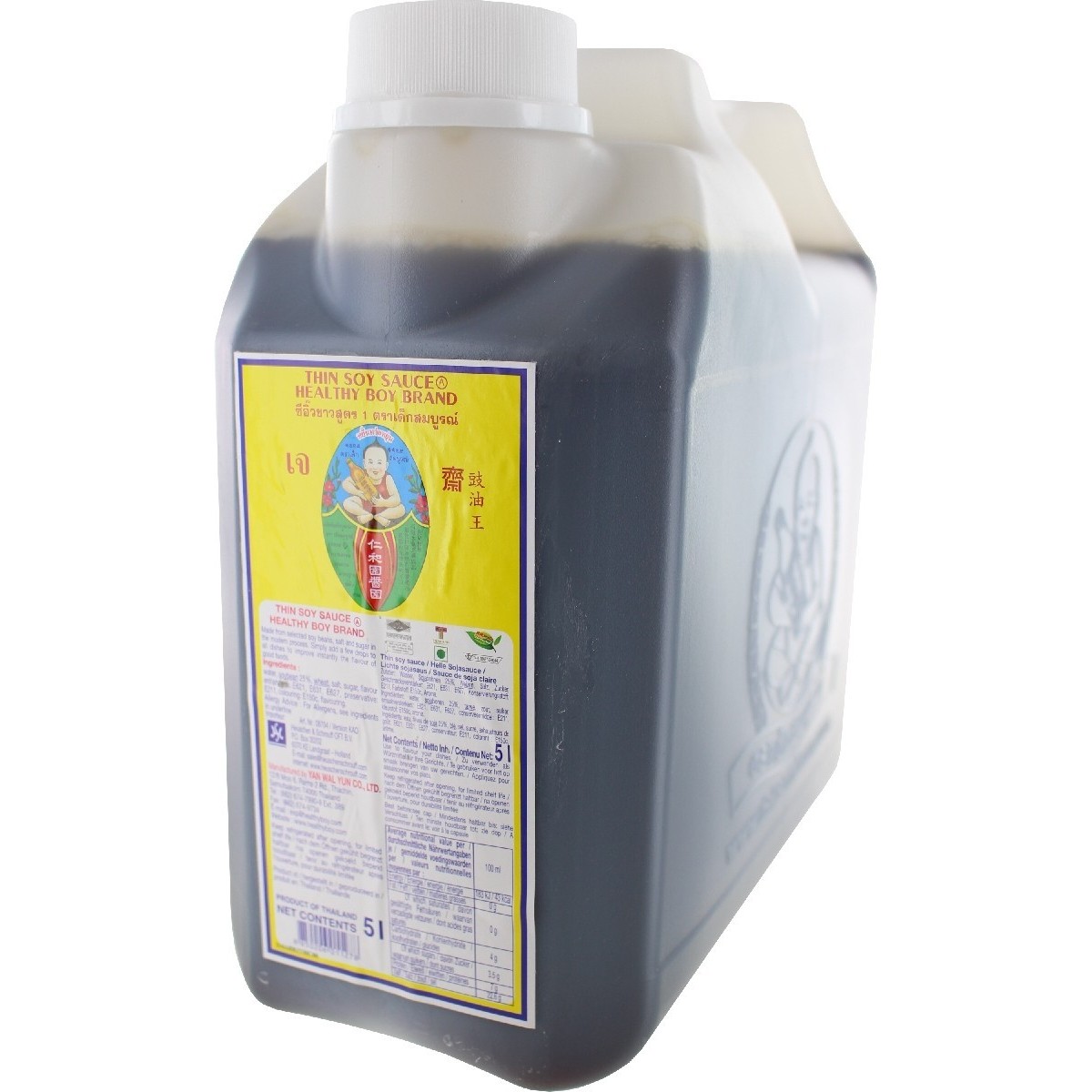 Healthy Boy heldere sojasaus 4.5l