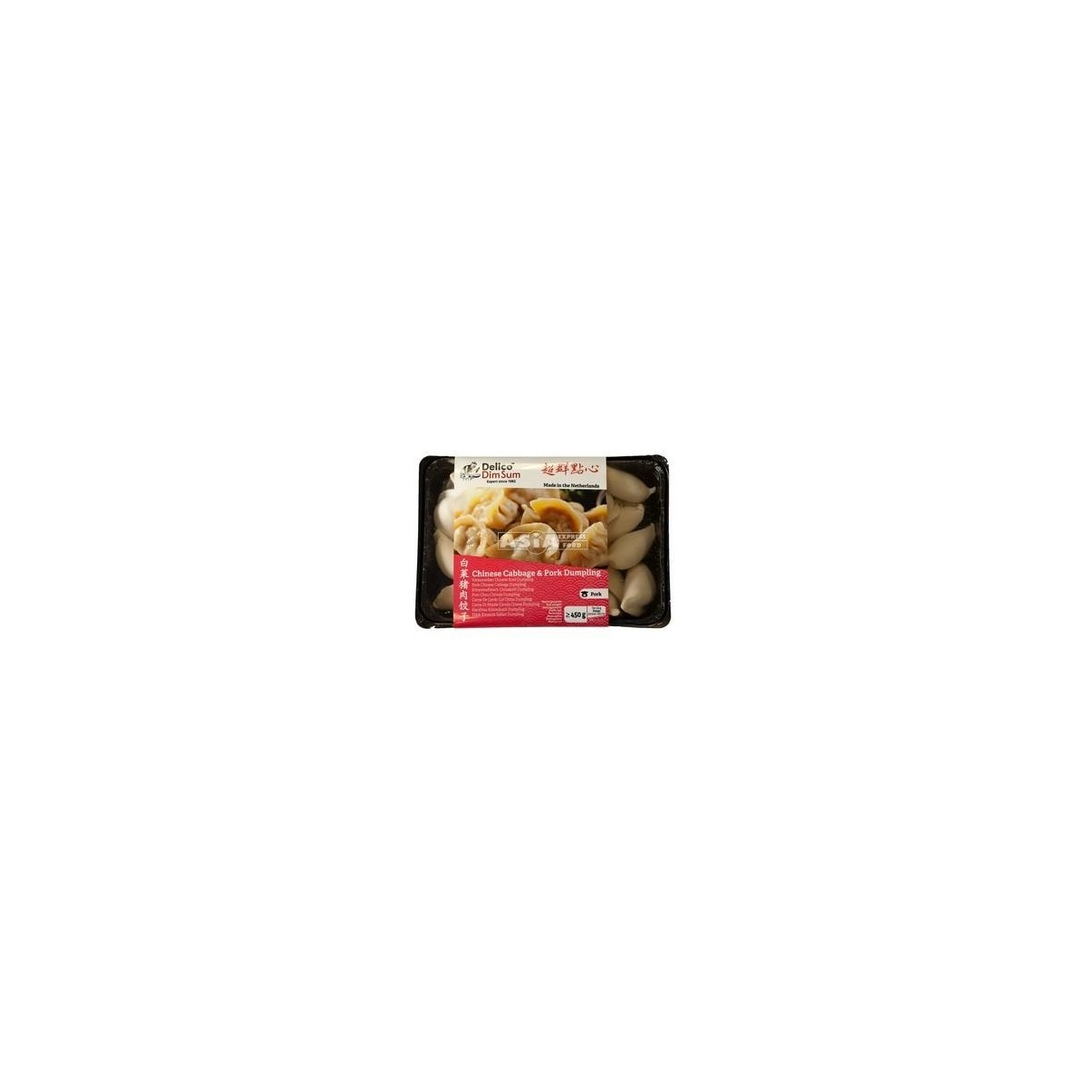 Delico chinesische Dumpling mit Kohl und Schweinefleisch 450gr