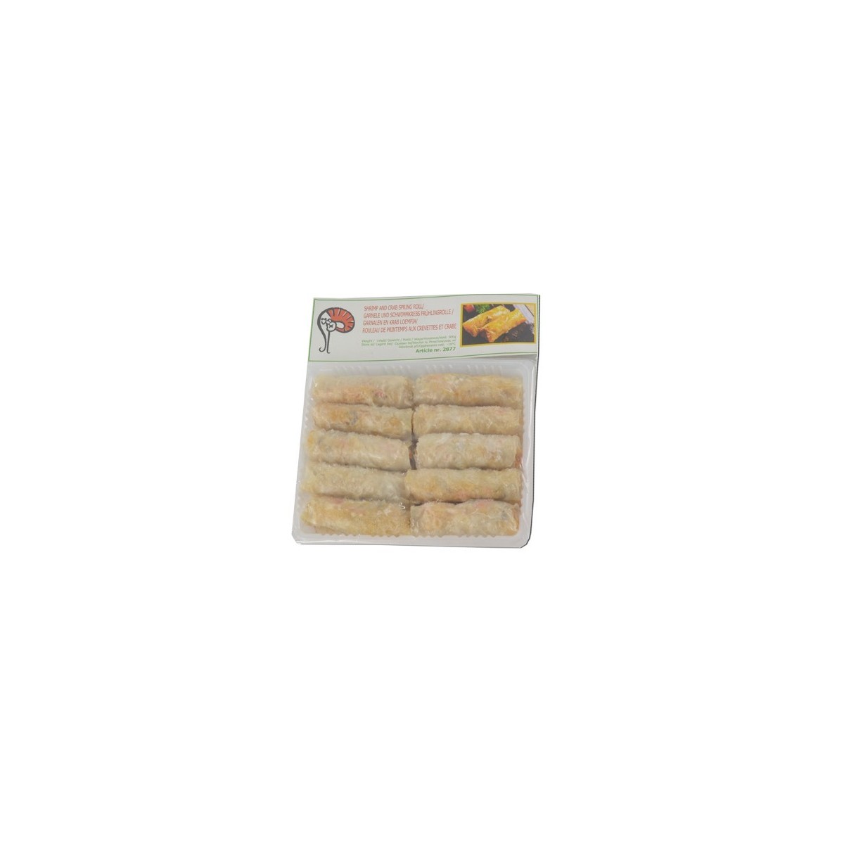 Cock spring rolls with shrimps 500gr