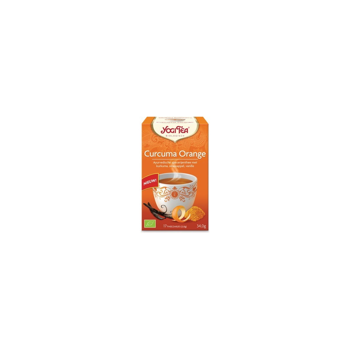 Yogi Tea oranges curcuma thé 17 pcs