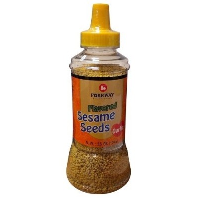 Foreway white sesame seeds with garlic 100gr