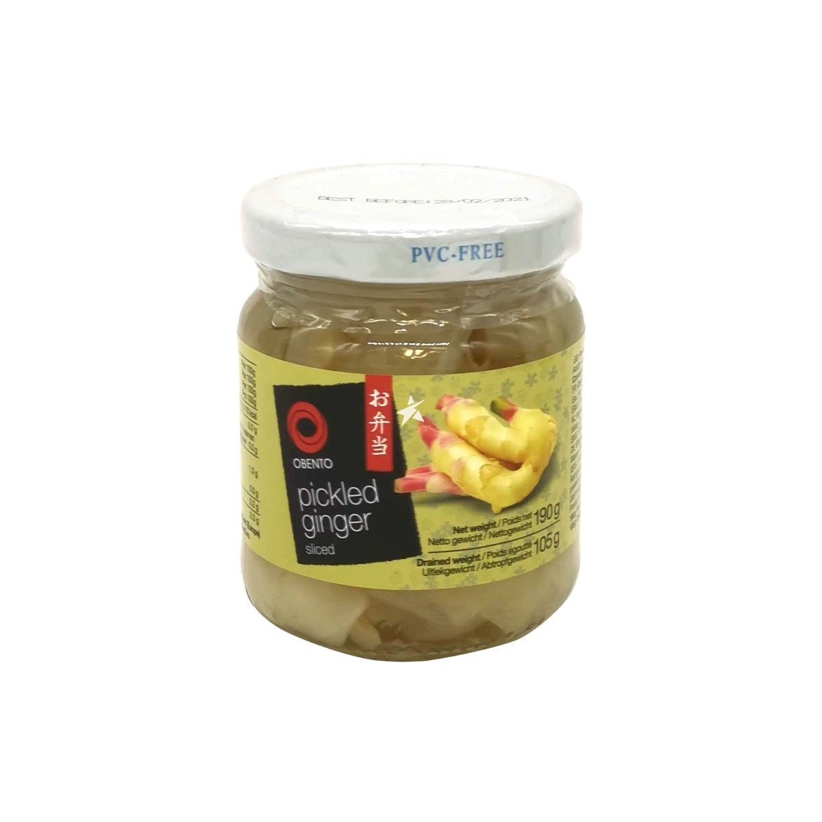 Obento white ginger 100gr