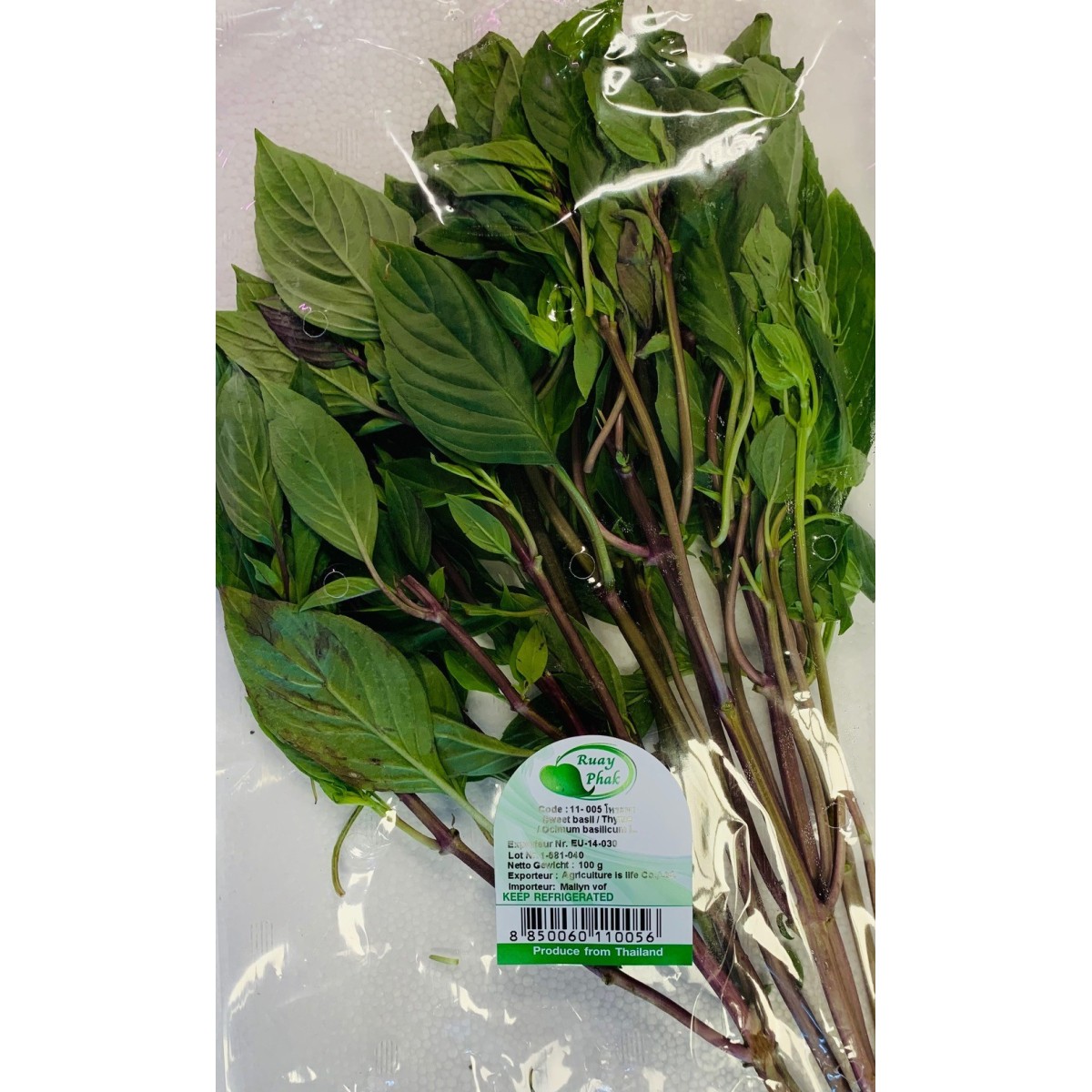 Horapa basilic doux thailandais frais (Horapa sweet basil) 100gr