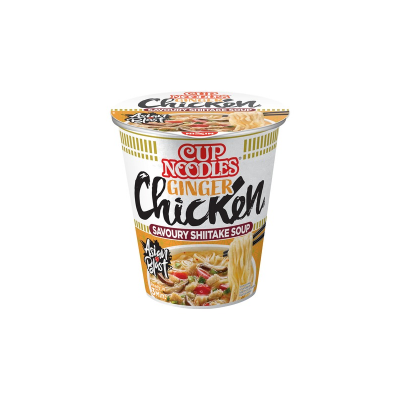 Nissin cup nouilles instantanées au gingembre poulet 63gr