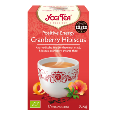 Yogi Tea thé canneberges hibiscus 17 pcs