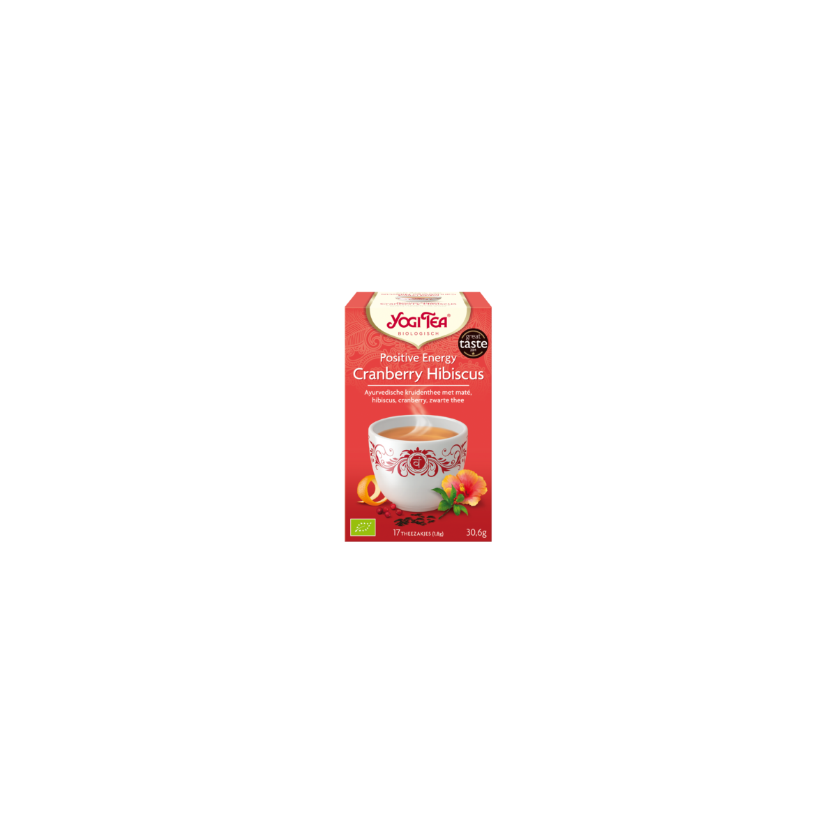 Yogi Tea thé canneberges hibiscus 17 pcs