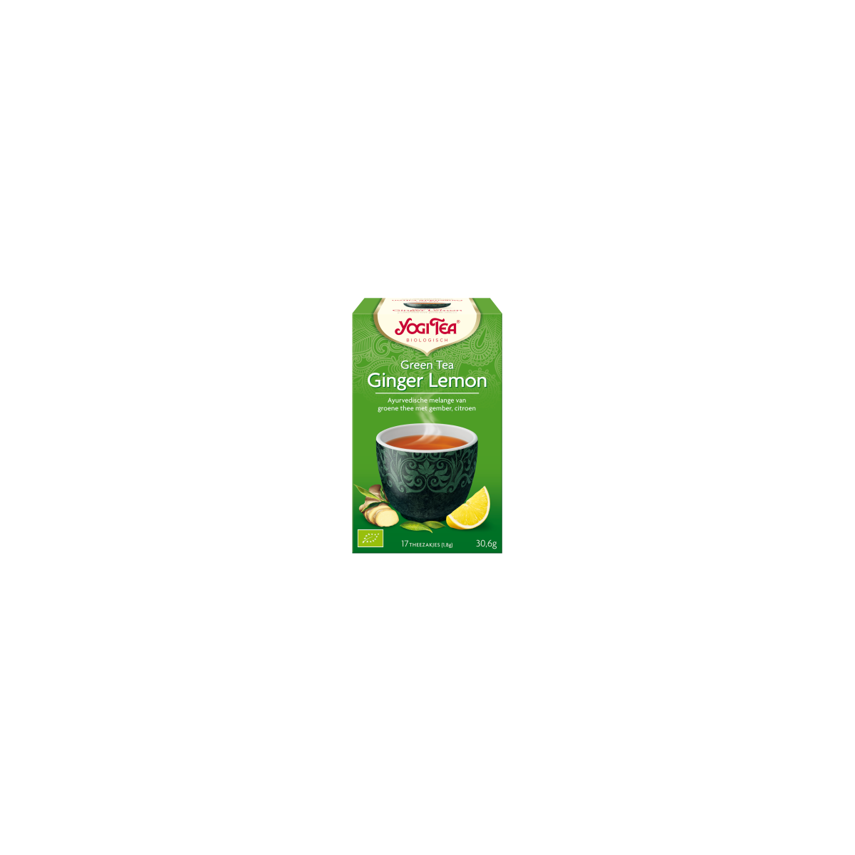 Yogi Tea grüner Tee mit Ingwer und Zitrone 17 Stück