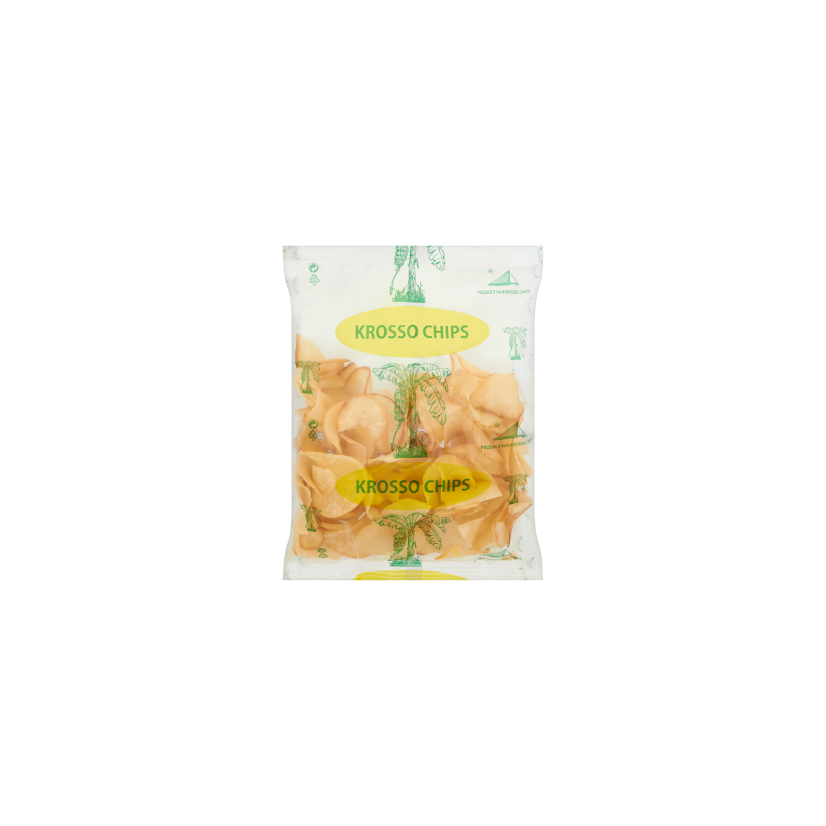 Krosso salted banana chips 150gr