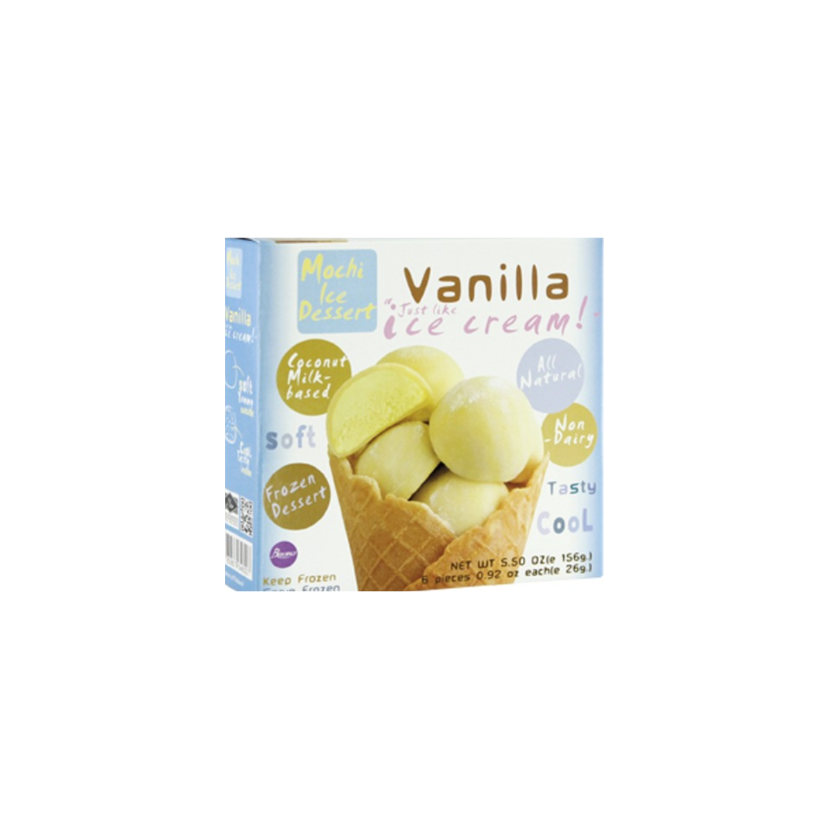 Buono glace vanille mochi 6 pcs