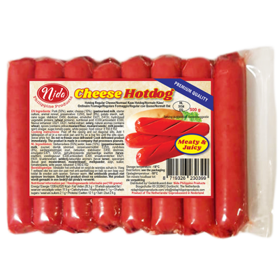 Nida Käse Hot Dogs 500gr