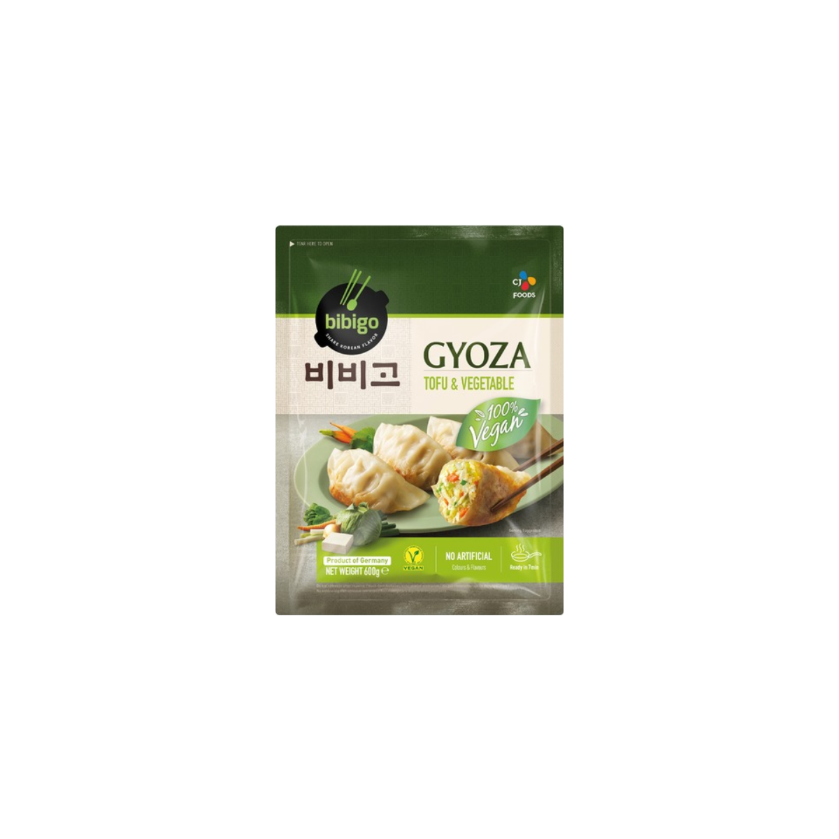 Bibigo dumpling with tofu and vegetables 600gr