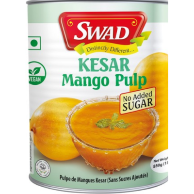 Swad kesar mango pulp 850gr