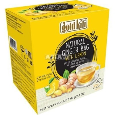 Gold kili thé au gingembre naturel au citron 20x 3gr