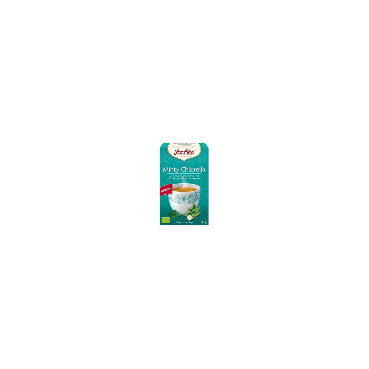 Yogi Tea minty chlorella bio thee 17 stuks